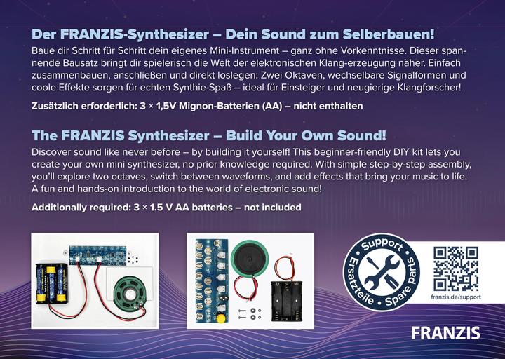 Immagine prodotto Franzis Synthesizer Bausatz