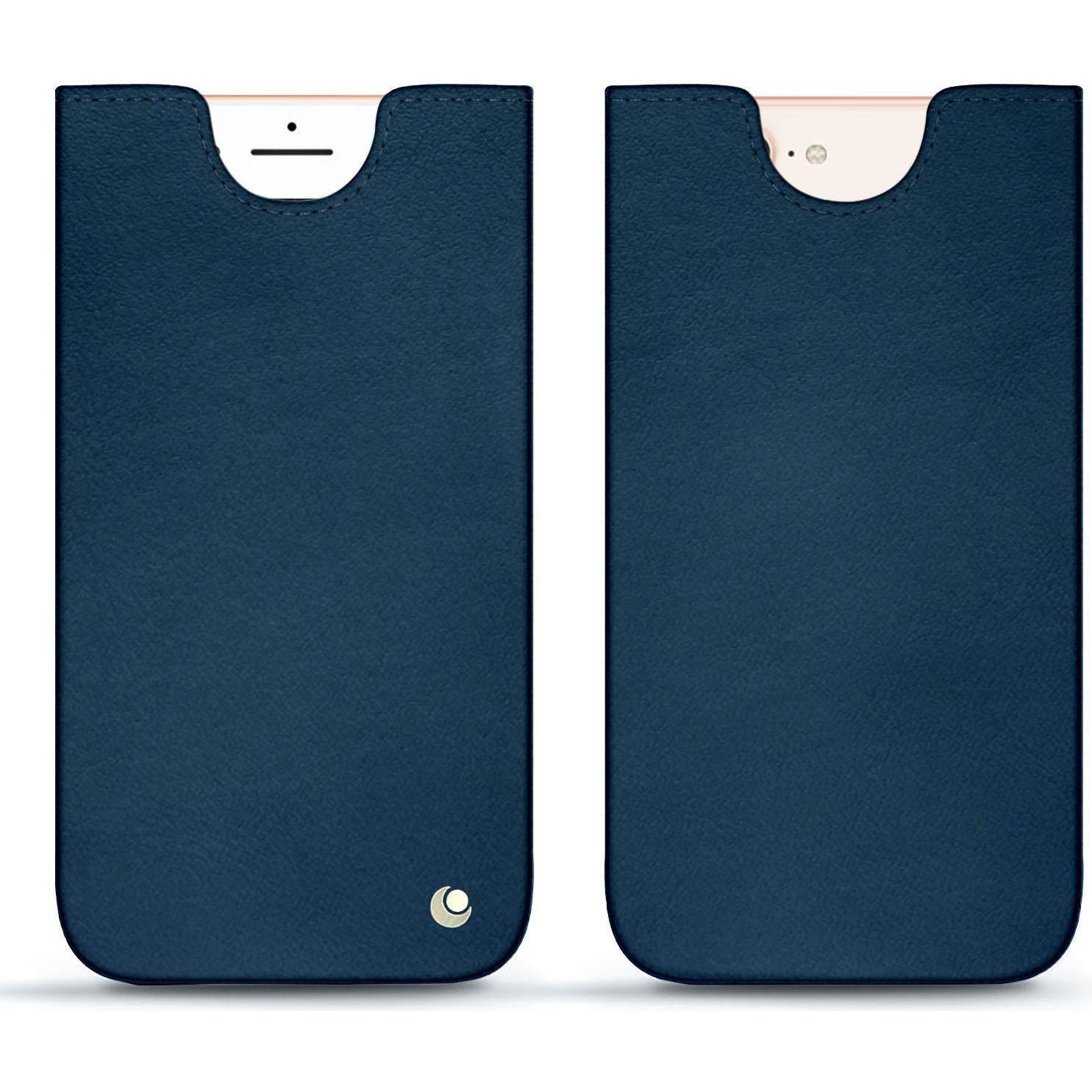 Thumbnail - Noreve Lederschutzhülle (Apple iPhone 8 Plus), Smartphone Hülle, Blau