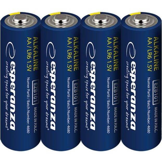 Esperanza Bateria AA / R6 4 szt. (4 pz., AA / LR6 / LR06 / Mignon / R6 / R14505), Batterie + pile
