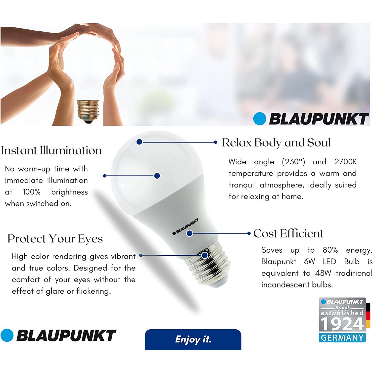 Thumbnail - Blaupunkt, Leuchtmittel, LED Lampe (E27, 11 W, 570 lm, 1 x, F)