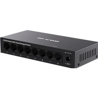IPC Switch Ip-Com Gigabit gestito L2 8 (8 porte), Switch di rete, Nero