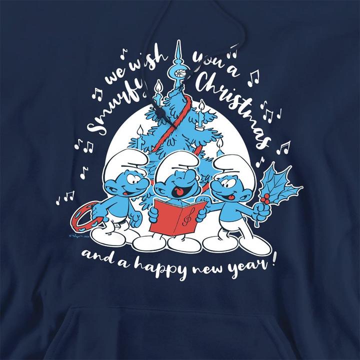 Produktbild The Smurfs Kapuzenpullover weihnachtliches Design (M)