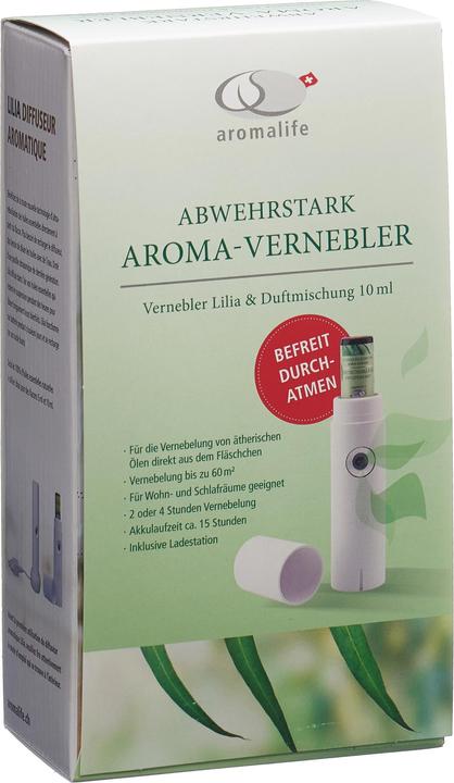 Actual product image Aromalife Lilia aroma nebulizer with Abwehrstark fragrance blend