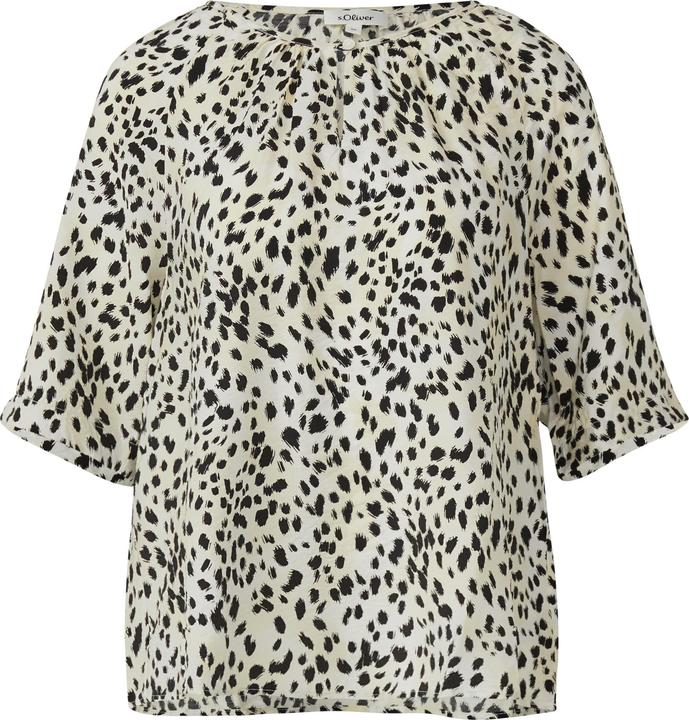 Immagine prodotto s.Oliver Bluse Strukturierte Bluse aus Viskosemix mit Raffung (36)