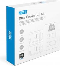 Actual product image Newell Set of DL-USB-C dual-channel charger and two NP-F570 rechargeable batteries for Sony