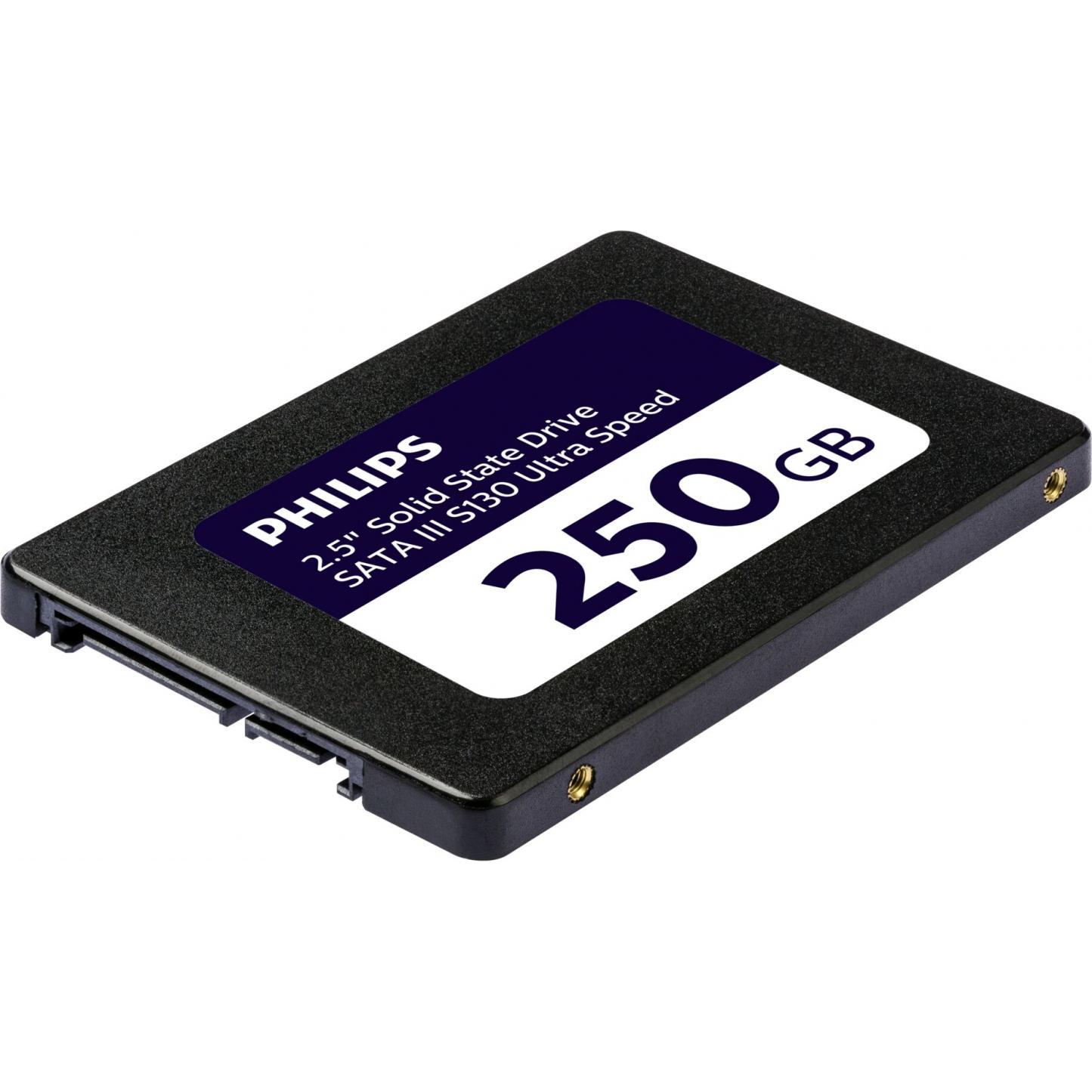 Thumbnail - Philips Internal SSD 250GB 2.5 SATA III S130 Ultra Speed (250 GB, 2.5"), SSD