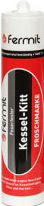 Actual product image Fermit Fireproof boiler putty frog brand 650 g cartridge 310 ml (0.70 kg, 310 ml)