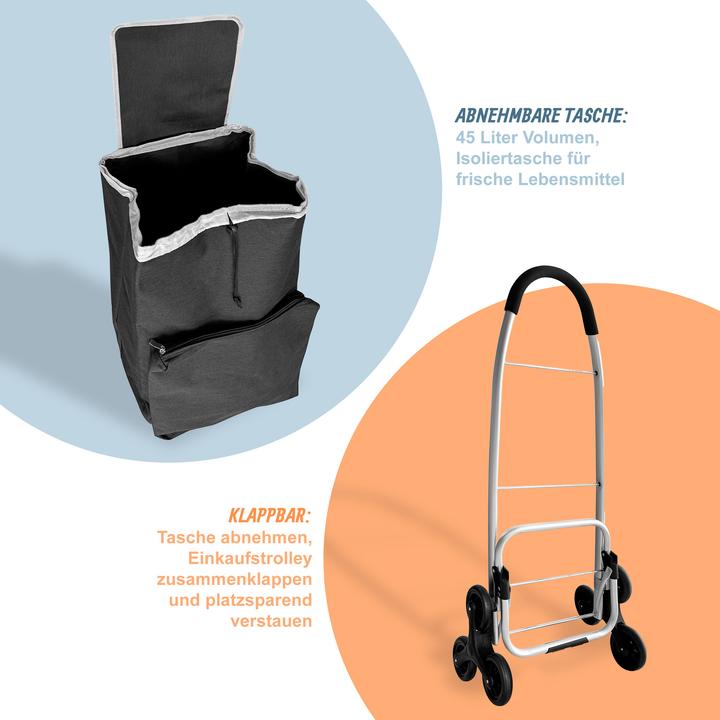 Produktbild Relaxdays Einkaufstrolley
