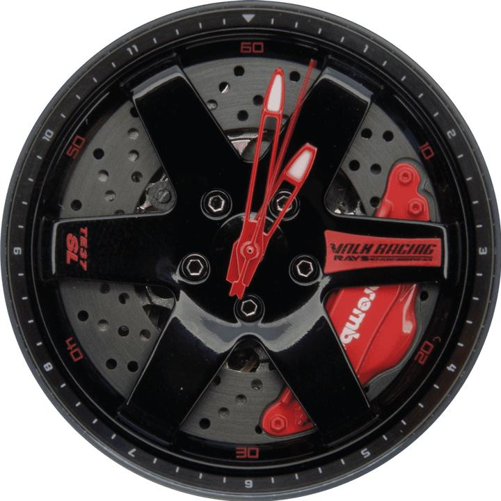 Produktbild 21cars TE37 AP - Rot - Schwarz | Automatic | Non-Spin (43 mm)