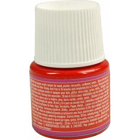 Thumbnail - Pebeo, Künstlerfarbe + Bastelfarbe, Deco Matte Acrylfarben (Kirschrot, 45 ml)