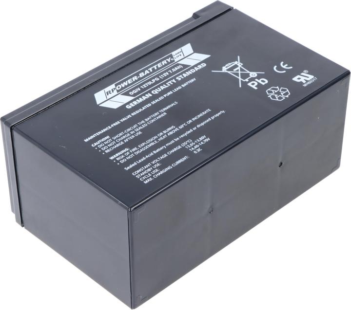 Produktbild RPower OGiV1270LP 12V 7Ah Longlife Bleiakku AGM Blei Gel Akku (12 V, 7 Ah)