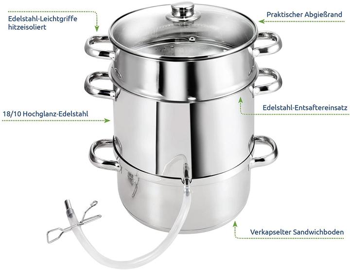 Actual product image Kopf Vital juicer/steam extractor