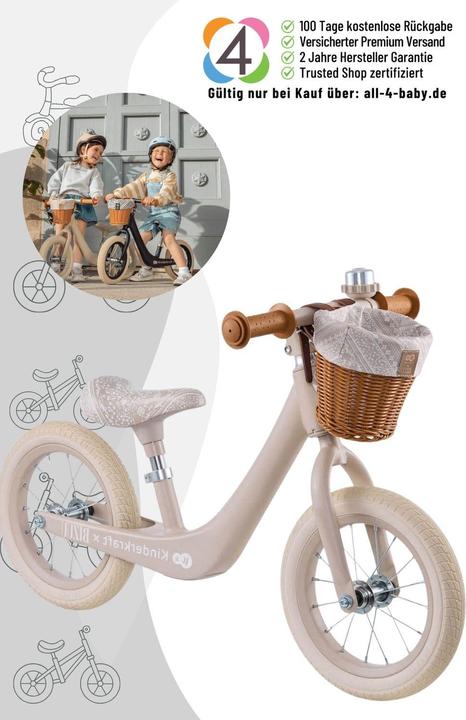 Actual product image KinderKraft Balance Bike Rapid 2 BIZUU Kollektion / Laufrad