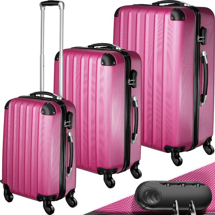 Produktbild tectake Hartschalenkofferset. (95 l)