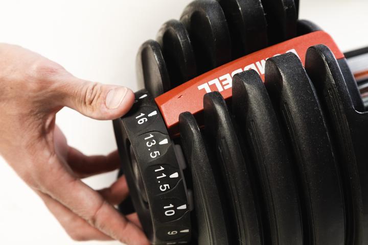 Actual product image Swip Adjustable Dumbbells (1 x 2.5 kg - 24 kg)