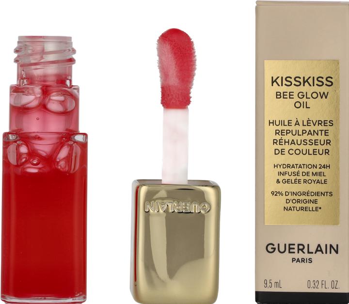 Actual product image Guerlain KissKiss 24 Bee Glow Oil 775 Poppy 9.5 ml (775 Poppy Glow)