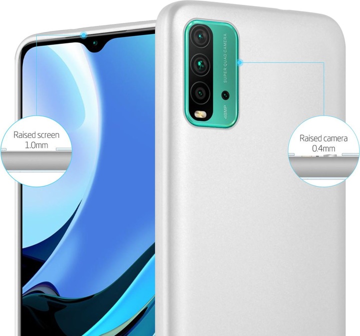 Produktbild Cadorabo TPU Matt Metallic Hülle (Xiaomi Redmi 9T, Xiaomi Poco M3)