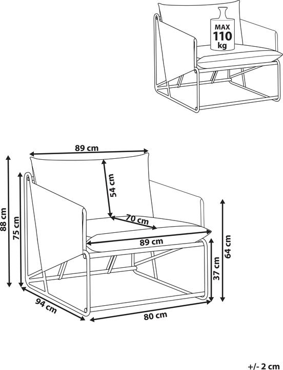 Actual product image Beliani Ponte