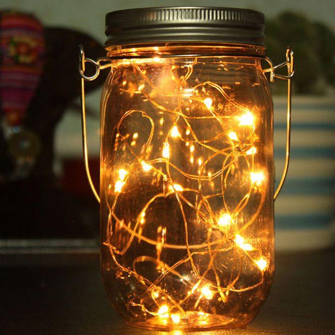 Produktbild MU Classic Solarglas mit Lichterkette