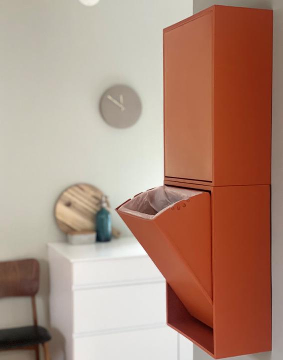 Produktbild ReCollector Recyclingbox - Nordic Sunset Orange (12 l)