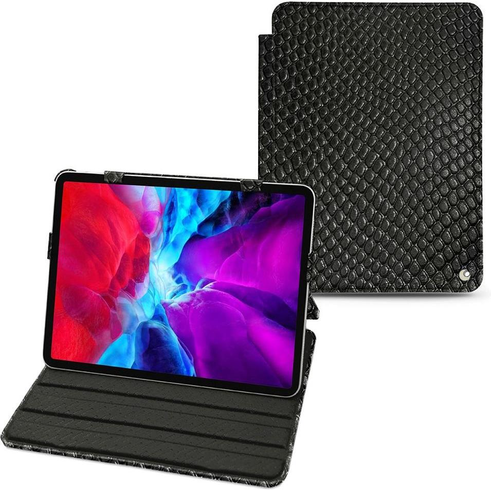 Noreve Lederschutzhülle horizontal (iPad Pro 11 2020 (2. Gen)), Tablet Hülle, Schwarz
