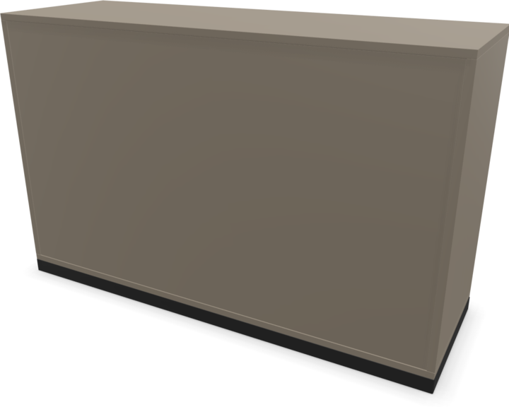 Actual product image Narbutas Choice sliding door cabinet (120 x 40 x 76 cm)