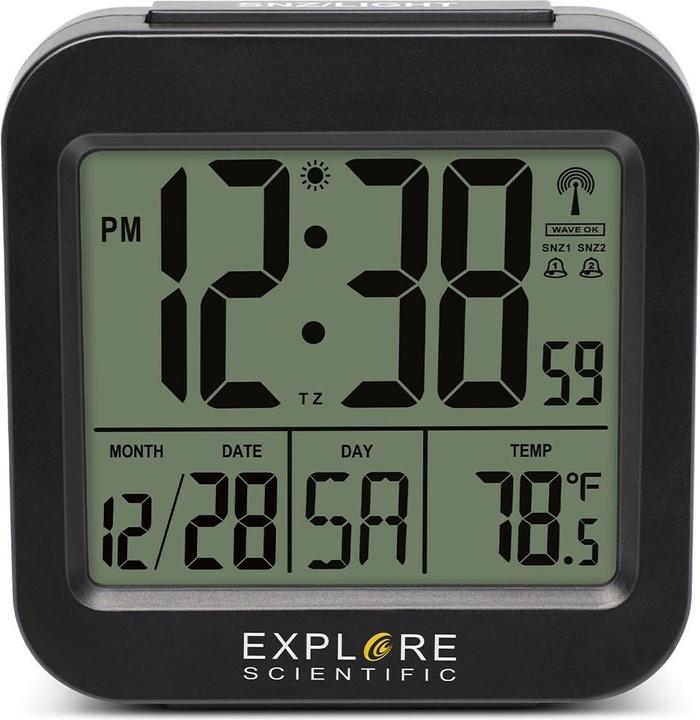 Oregon Scientific Explore Scientific RDC 1008 Sveglia digitale Nero