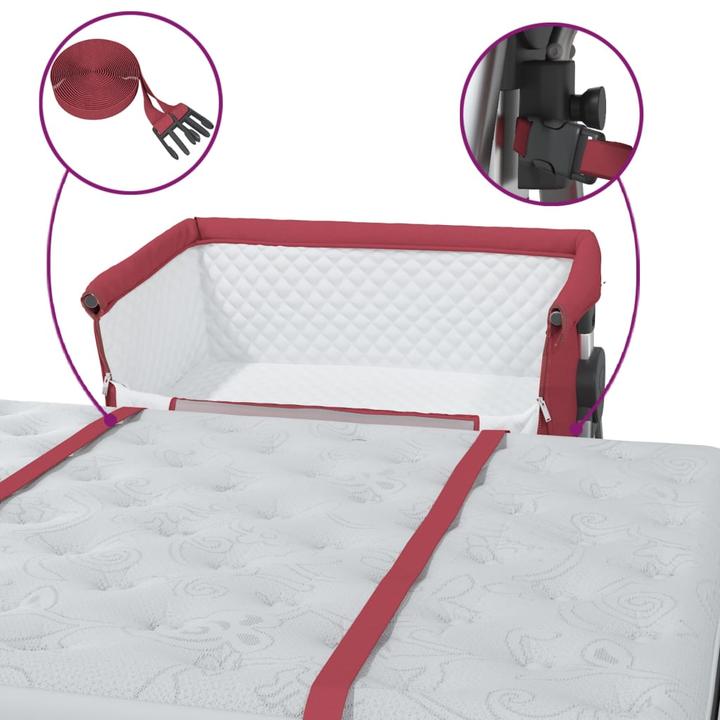 Actual product image vidaXL Babybett mit Matratze (83 x 50 cm)