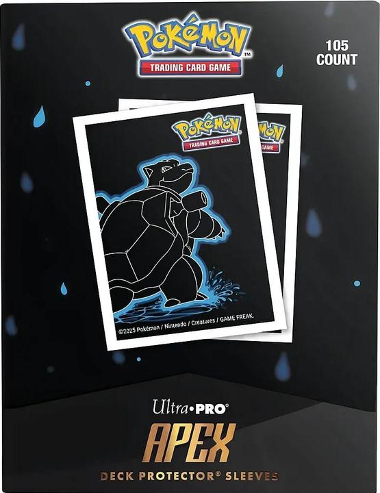 Actual product image Ultra Pro Pokémon - Blastoise APEX Deck Protector Sleeves (105)
