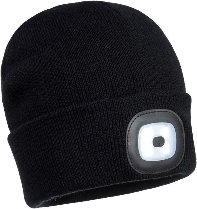 Actual product image Storm Ridge Knitted Cap With Led Light