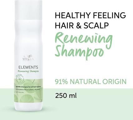 Actual product image Wella PROFESSIONALS Elements Renewing Shampoo regenerujący szampon do włosów 250ml (250 ml, Liquid shampoo)