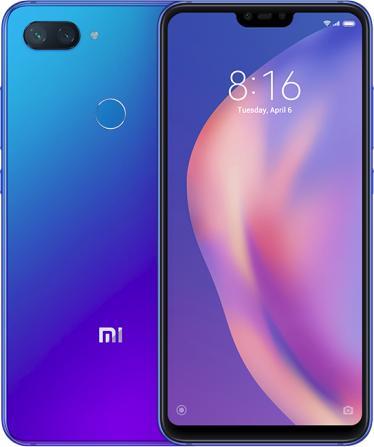 Produktbild Xiaomi Mi 8 Lite (64 GB, Aurora Blue, 6.26", Hybrid Dual SIM, 4G)