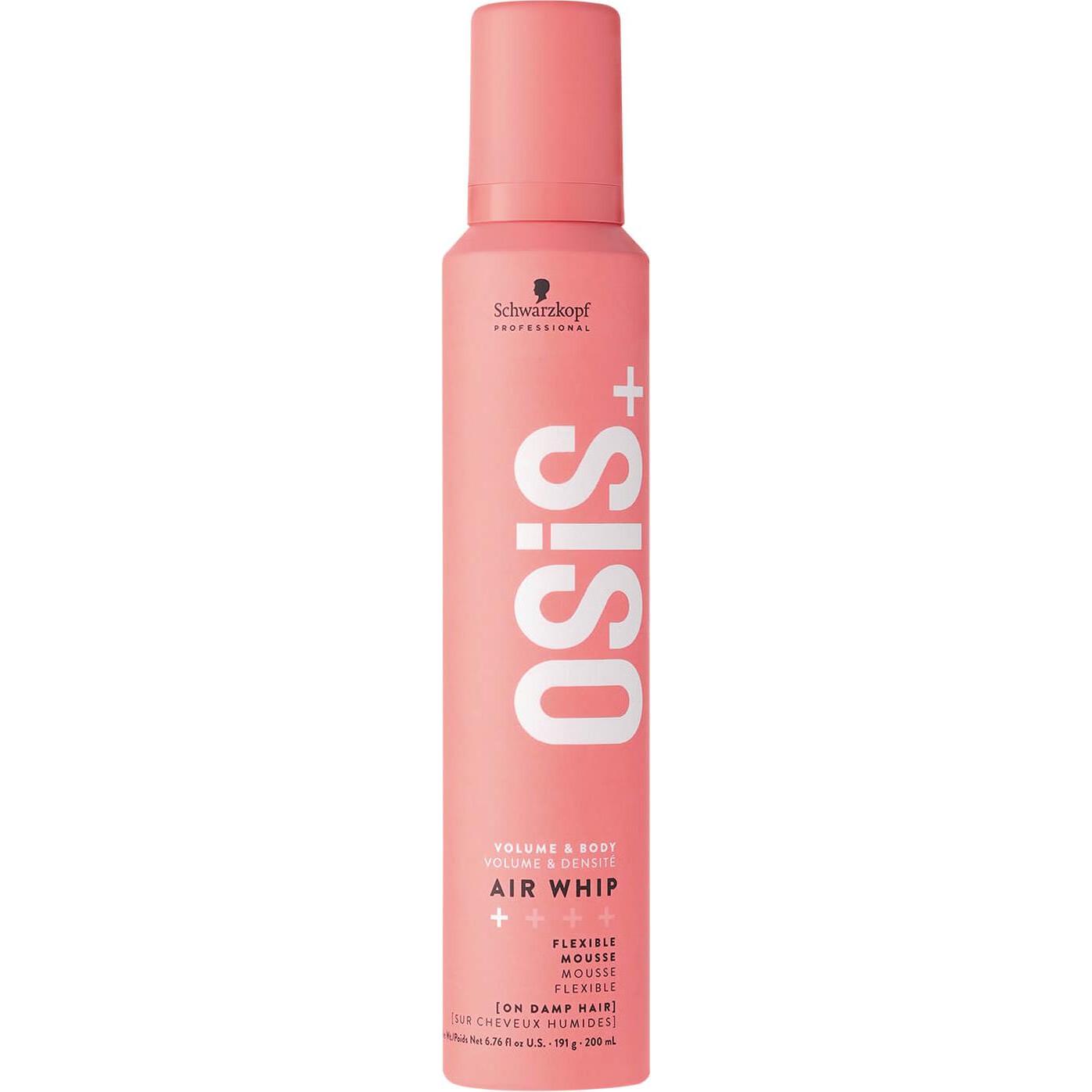 Schwarzkopf, Haarschaum, Osis - Air Whip Flexible Mousse (200 ml, Schaumfestiger)