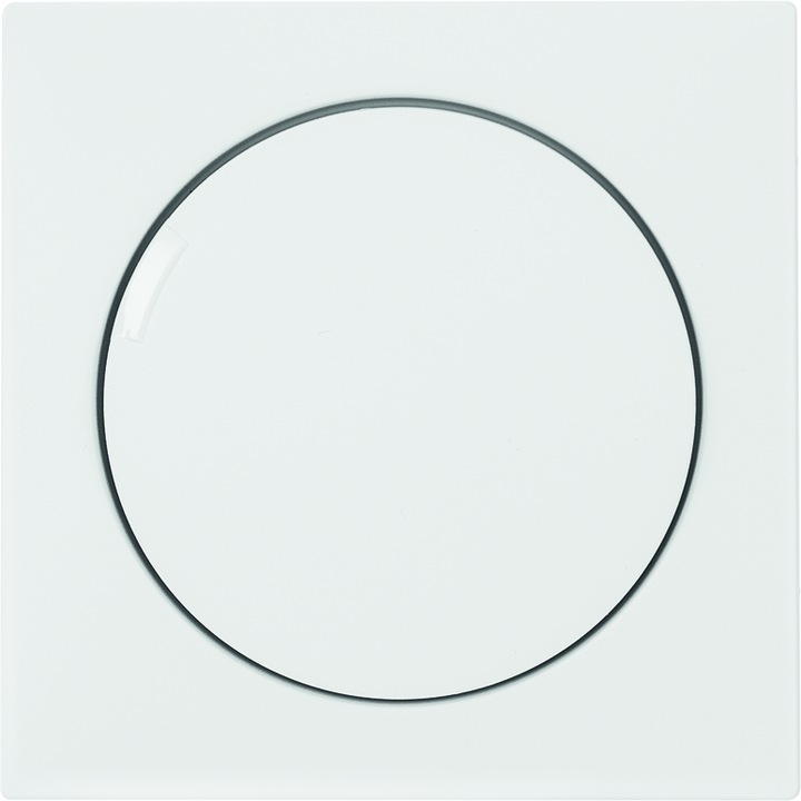Actual product image Feller EdizioDue rotary dimmer front panel