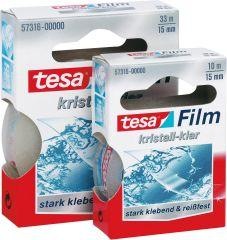 Produktbild tesa 1x tesafilm KRISTALL-KLAR, hochtransparent, alterungsbeständig, mit starker Haftung (15 mm)