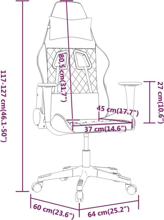 Immagine prodotto vidaXL Gaming-Stuhl