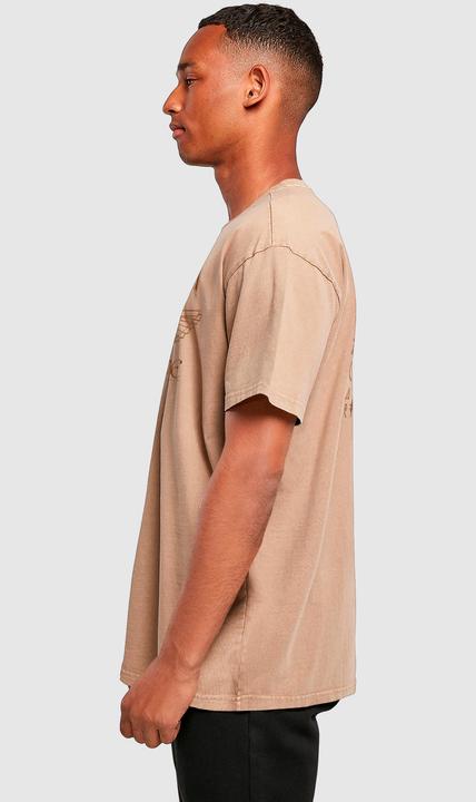 Produktbild Merchcode Powerslave - Winged Acid Washed Oversize Tee - 190085 (M)