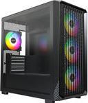 Actual product image Montech X5M (schwarz, Tempered Glass) (mATX)