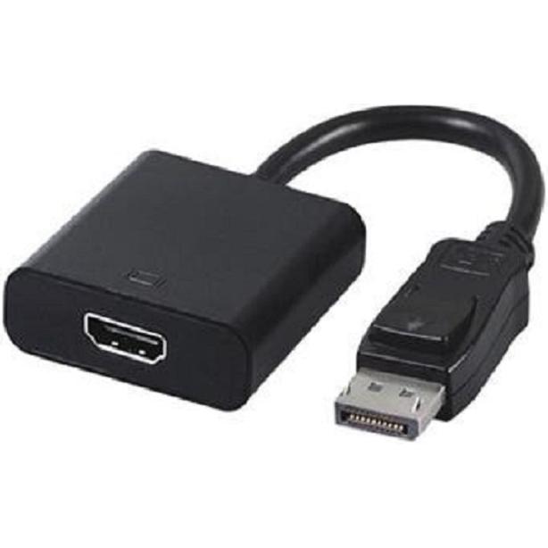 Gembird DP zu (HDMI, 10 cm), Data + Video Adapter, Schwarz