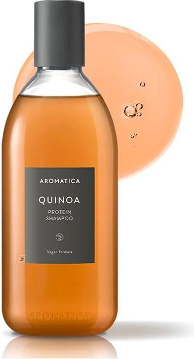 Actual product image Aromatica Quinoa protein shampoo (400 ml, Liquid shampoo)