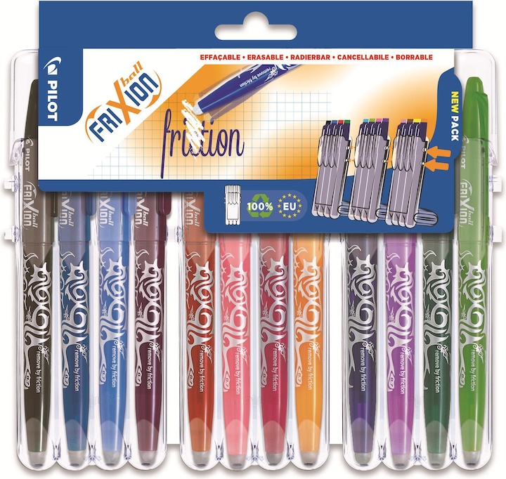 Actual product image Pilot FriXion Ball Set2Go (Multicolor, 12 x)