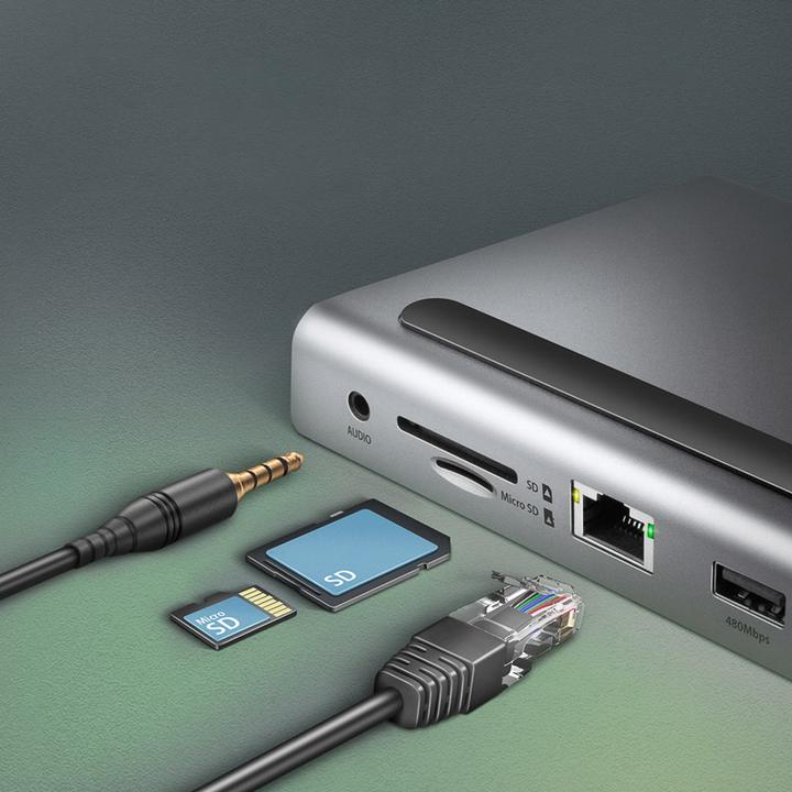 Produktbild Axagon HMC-4KX3 (USB-C, 3 Ports)