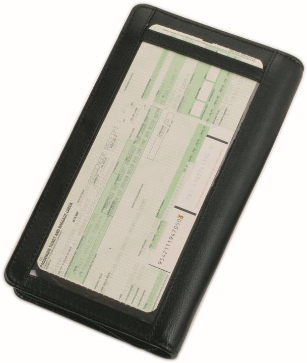 Immagine prodotto Alassio Organizzatore da viaggio RFID Document Safe, realizzato in nappa (Documento & Portafoglio)