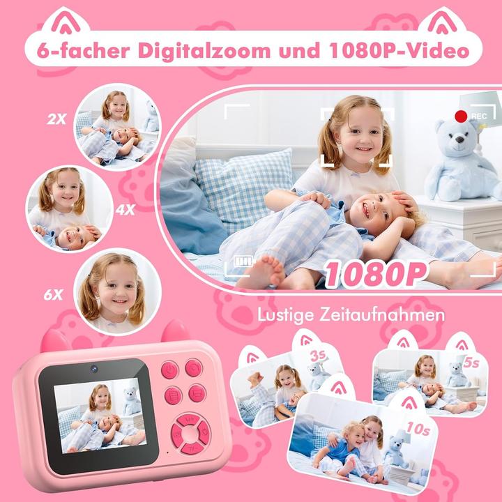 Produktbild Singphere Sofortbildkamera für Kinder mit Druckfunktion