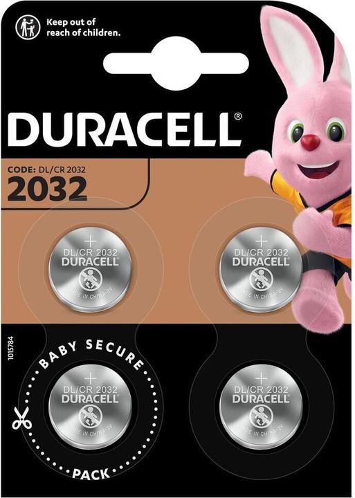 Produktbild Duracell Single-use battery CR2032 (4 Stk., CR2032, 225 mAh)