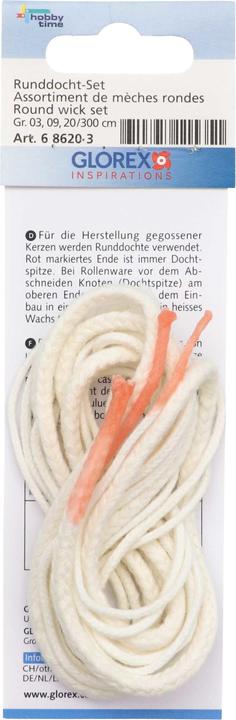 Produktbild Glorex Docht rund