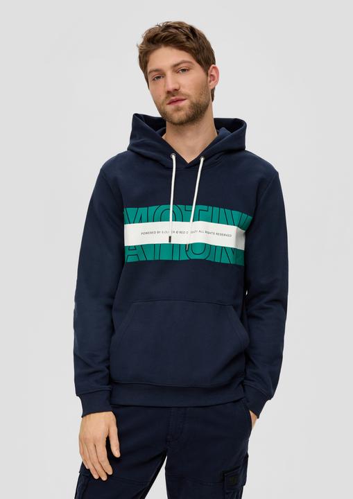 Image du produit s.Oliver Sweatshirt Kapuzenpullover mit Labelprint (S)