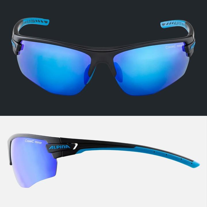 Produktbild ALPINA SPORTS Tri-Scray 2.0 HR (Cyan, Black Matt, Ceramic mirror blue)