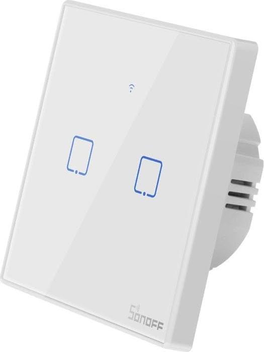 Actual product image Sonoff Smart Switch WiFi RF 433 T2 EU TX (2-channel) updated