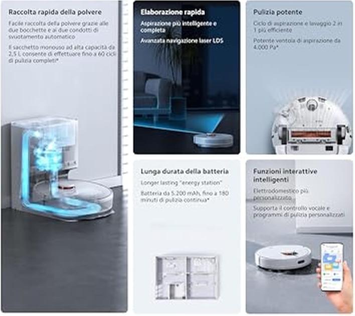 Actual product image Xiaomi X10 (Vacuum mopping robot)